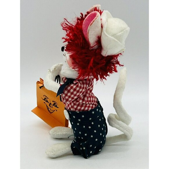 Annalee Raggedy Andy Mouse Halloween Trick Or Treat 2007 Closed Mouth 7 inch - Picture 7 of 8